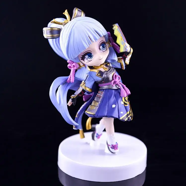 17cm Anime Genshin Impact Kamisato Ayaka Figure GK Game Q Ver Manga Statue PVC Action Figurine Collection Model Toy Gift Doll