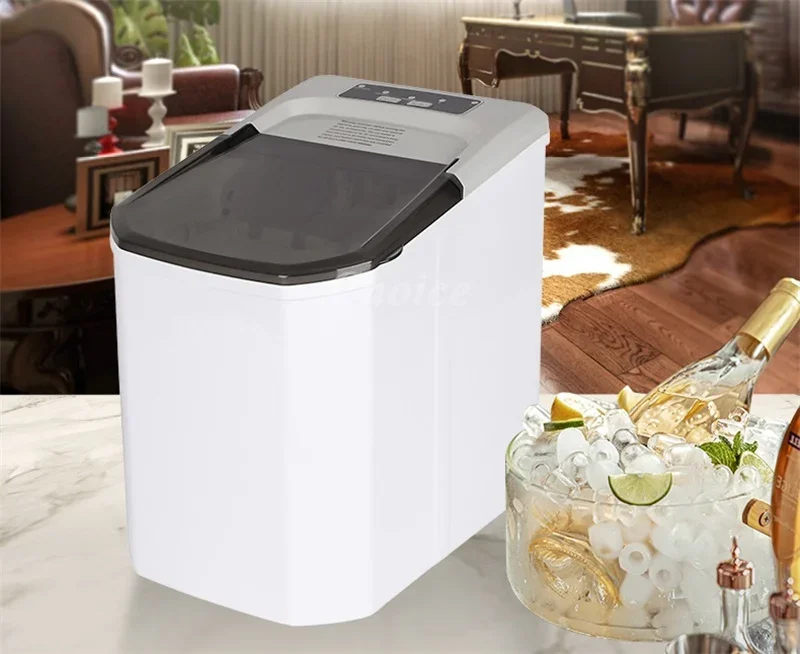 Mini Ice Cube Machine Small Self-contained Producing Home Ice Maker Portable Nugget Ice Maker