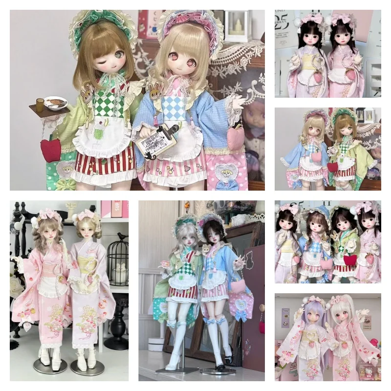 

BJD Doll Clothes For 1/4 MSD MDD Doll Accessories 1/6 Yosd Skirt Set Doll Dress Up Gift Diy Clothes(Only Clothes No Doll)