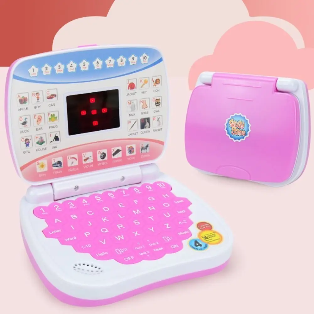 Electronic Learning Machine English Language Learning Mini Child Laptop Computer Educational English Laptop Toy Developing