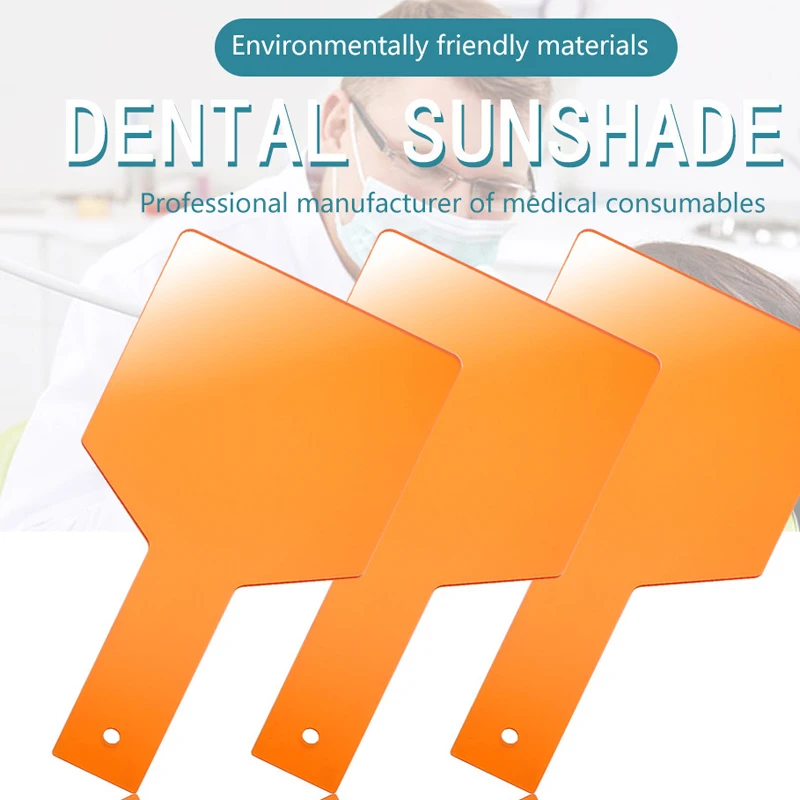 

1Pc Dental Shade Board Eye Protector Hand Held Shield Plate Dentistry Lab Light Curing Lamp Filter Dentist Clinic Tool material
