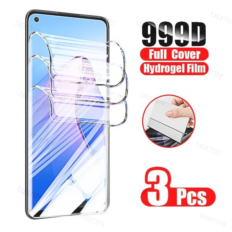 3Pcs Hydrogel Film Screen Protector For Sharp Aquos Sense8 Sense7 Plus Sense6S Sense7 Aquos R8s Pro V7 Plus R7s V6 Wish2 Wish3