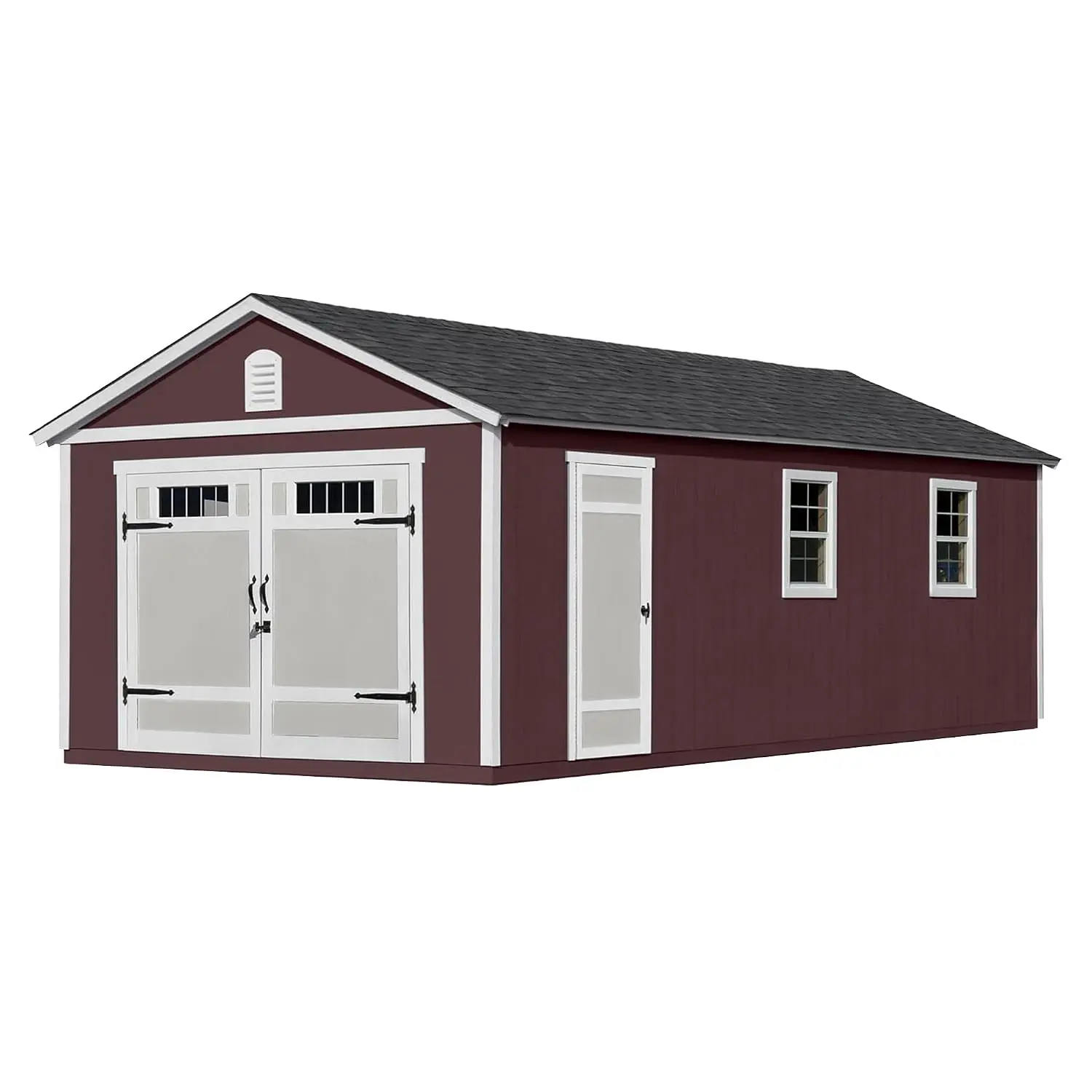 12x24 DIY Wooden Storage Shed Kit Without Floor Paint Shingles, Customized