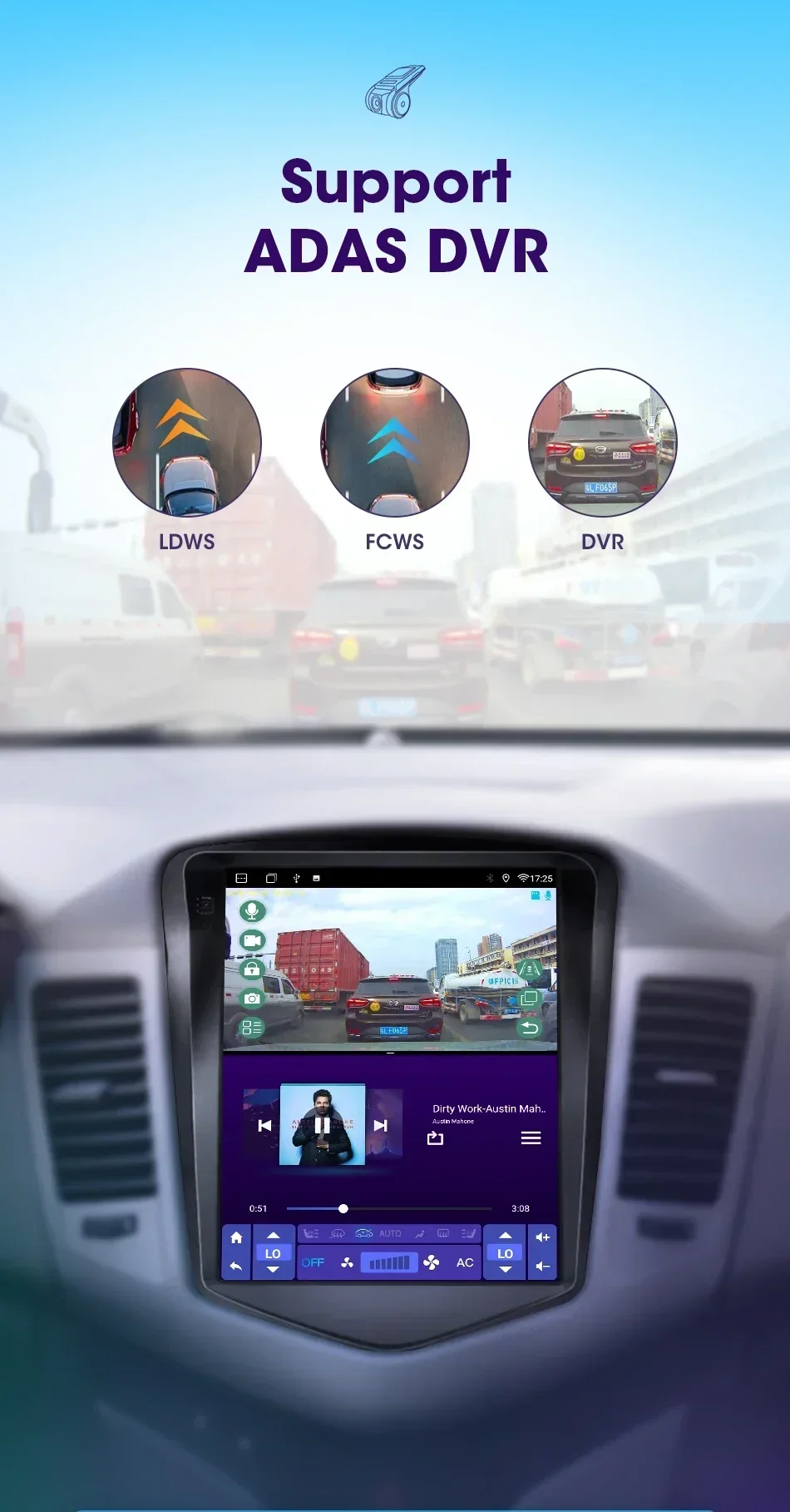 Srnubi 9,7-Zoll-Android-Autoradio für Chevrolet Cruze J300 2008-2012 CarPlay Android Auto GPS DSP EQ Französisches Lager Schneller Versand – Detail 20