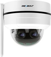 GENBOLT 2.5K PTZ WiFi Security Camera Indoor and Outdoor DC&PoE,4MP Dual Lens Home Surveillance Dome IP Camera CCTV