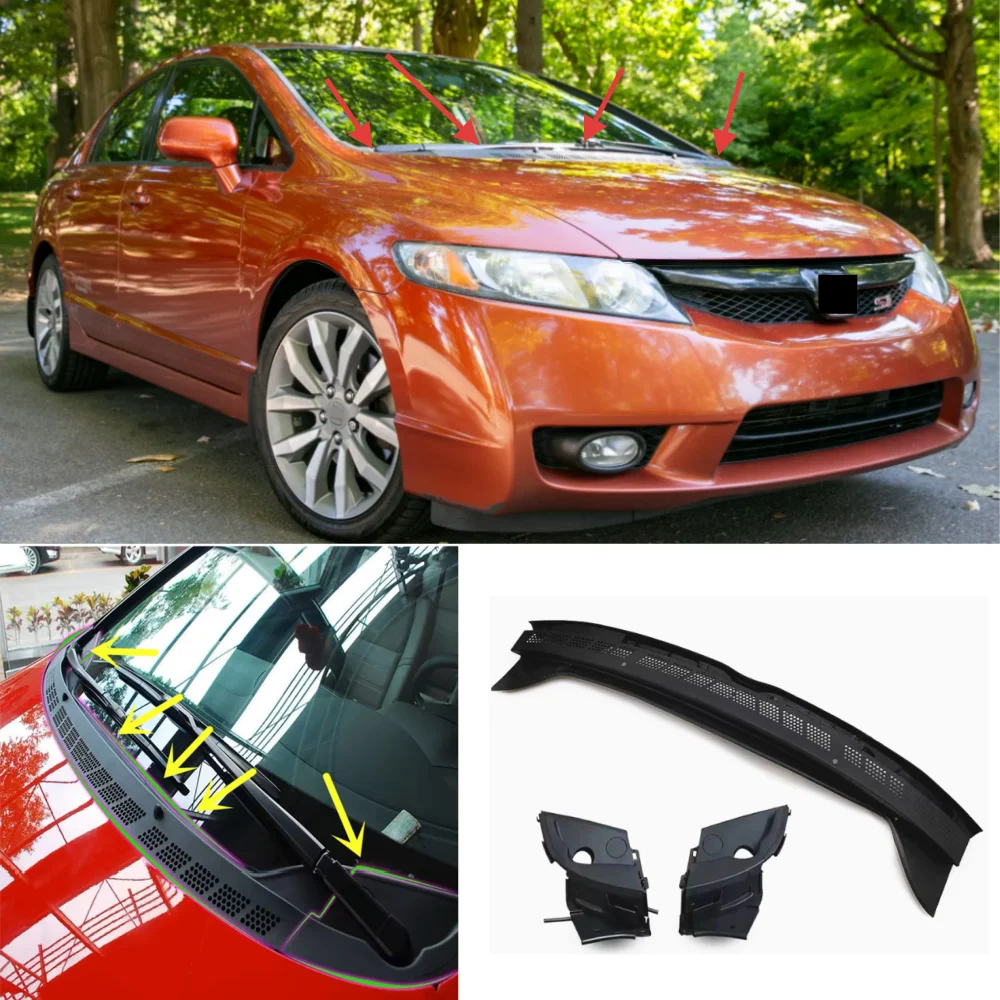 

Для Honda Civic 8-го поколения 2006-2011 лобовое стекло автомобиля ABS направляющая пластина стеклоочистителя OE: 74220/74200-SNV-H00/74210-SNA-A00