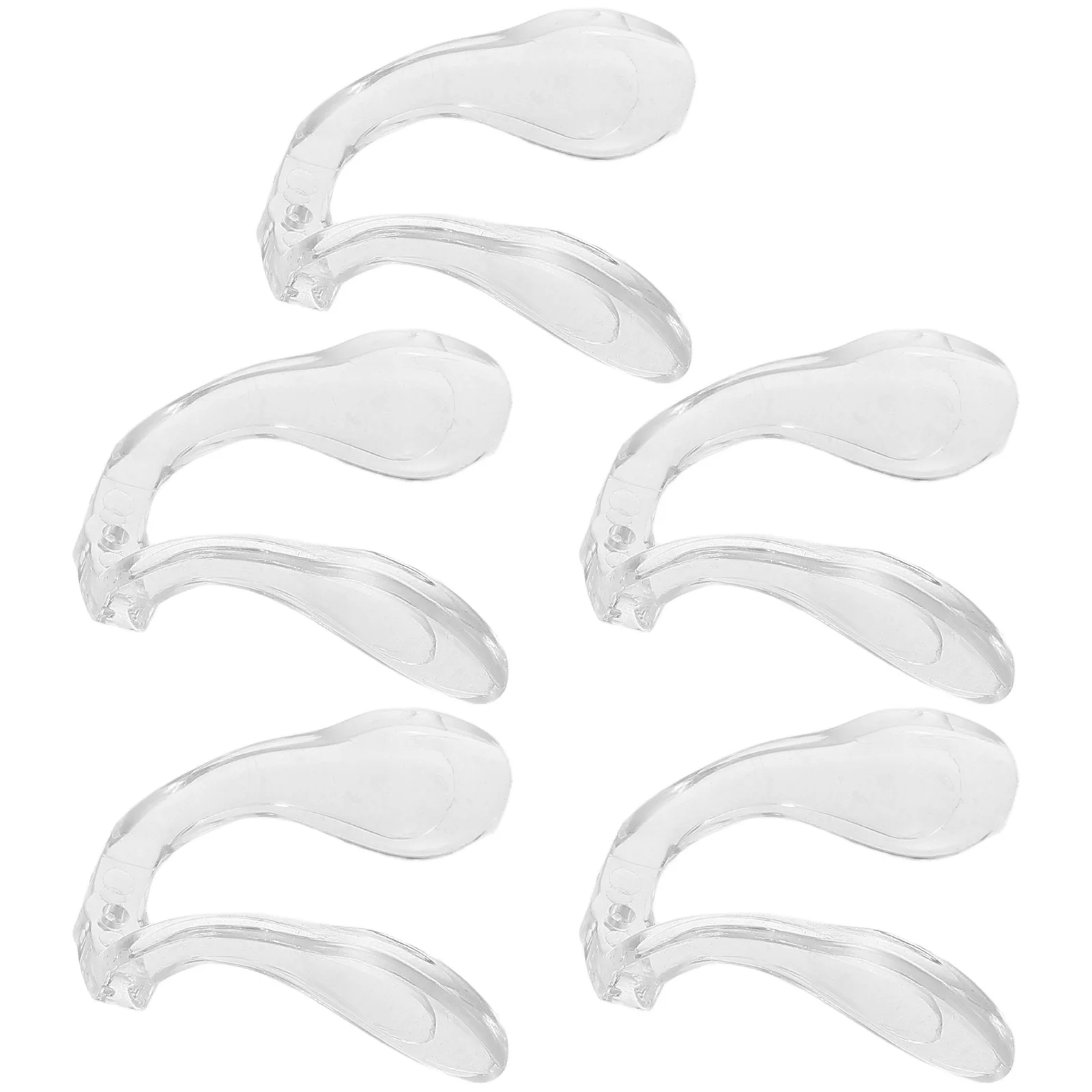 

5Pcs Silicone Nose Pads for Children Soft Comfortable Bridge Enhancer Anti-Slip Replacement Eyeglass Nose Guards