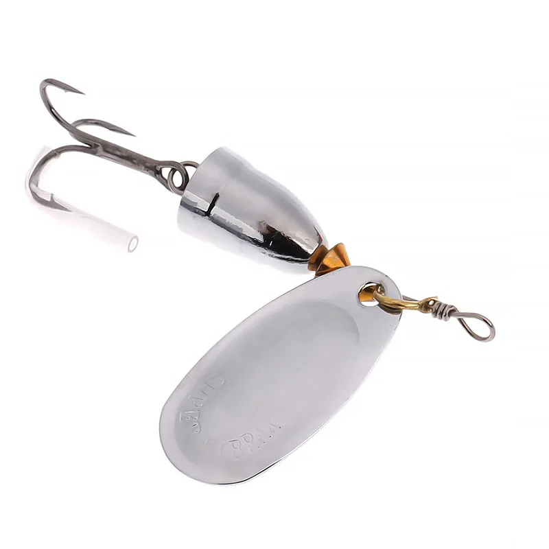 Bazooka Rotating Spinner Metal 4g 5g 9g10g16g19g Brass Hard Bait  Spoon Artificial Treble Hook For Pike Fishing Lure Bass Tackle