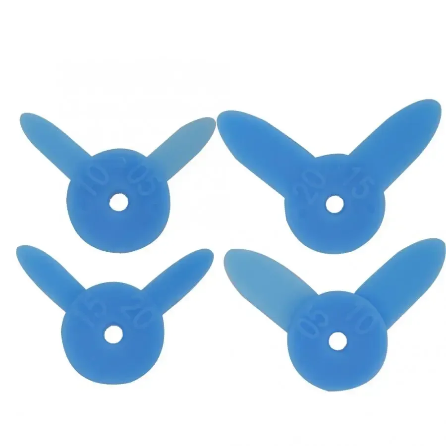 4Pcs/kit Dental Diastema Measuring Ruler for Tooth Wedge Measurement Tool Orthodontic Interproximal Dentistry Instrument