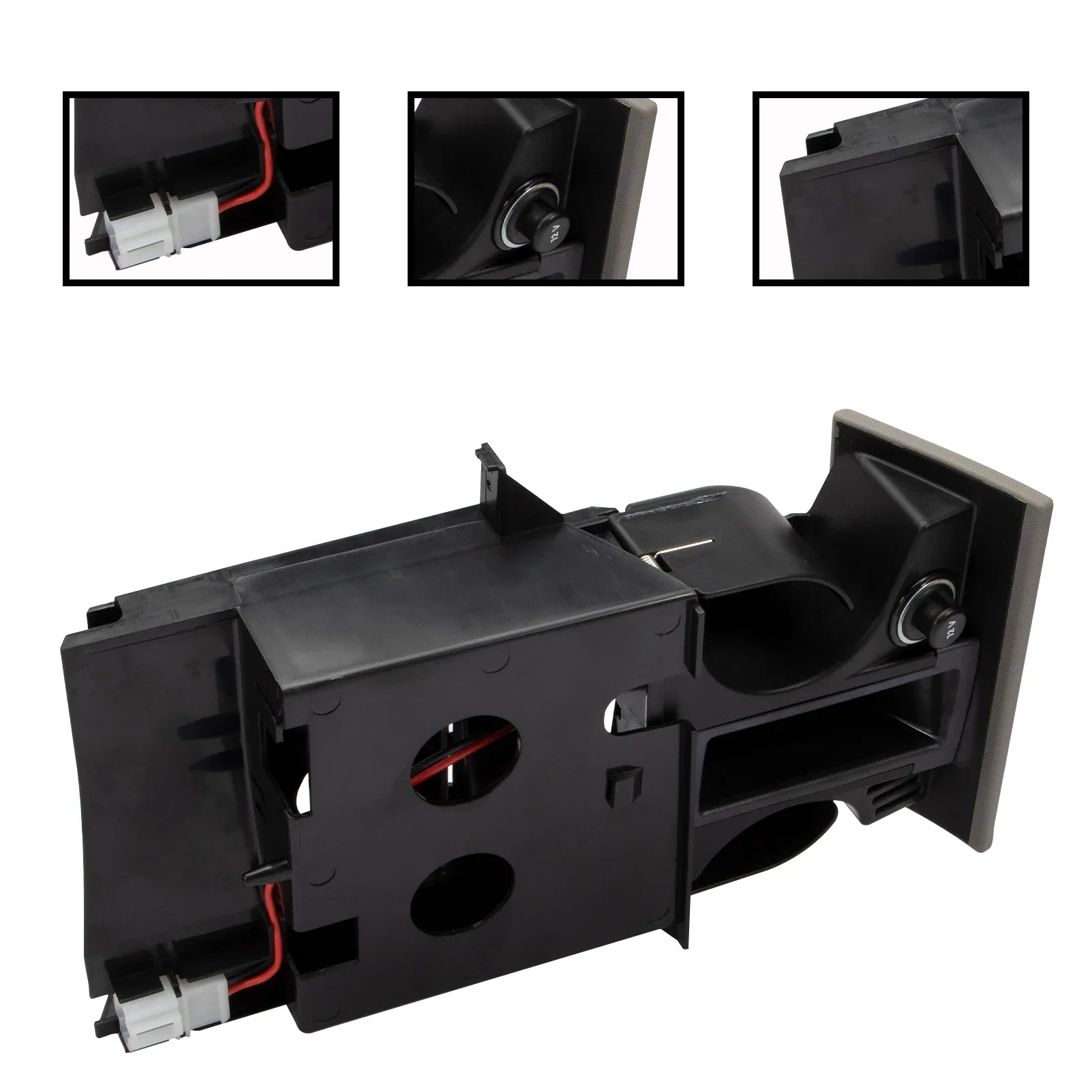 7H285860130T Grey Center Console Cup Holder For RHD For VW T5 Transporter Ashtray Front Drink Water Cup 7H285860171N