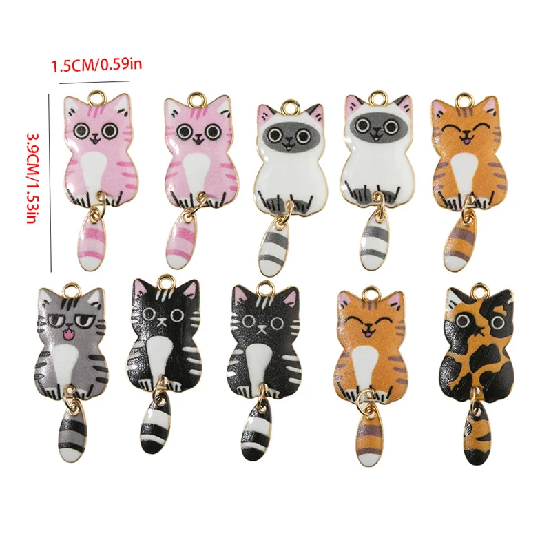 New 10Pcs Cartoon E… - image