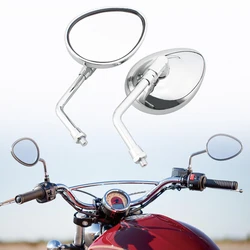 Chrome Motorcycle Handlebar Mount Side Mirror Rearview Mirror For Indian Chief Chieftain Scout Roadmaster Dark Horse Springfield
