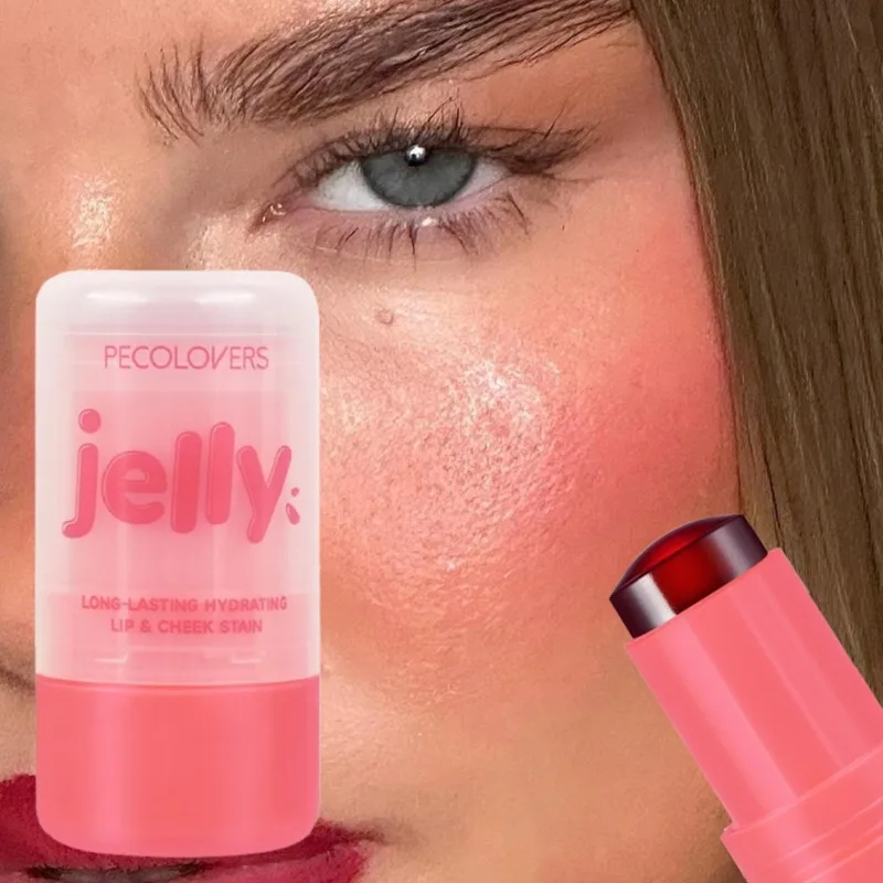1 fard gelatinoso, illumina la carnagione del viso, fard carino e affascinante, cosmetici viso naturali e duraturi