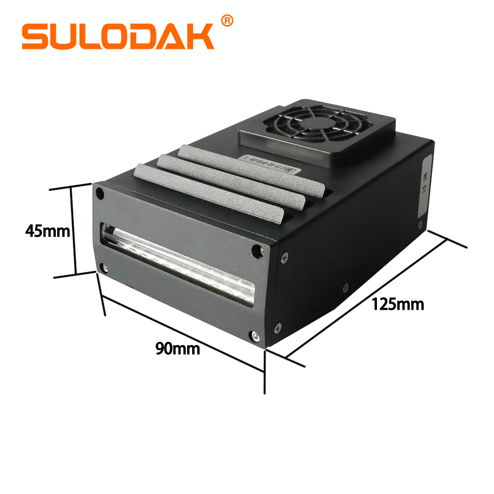 F8010 LED UV Lamp Air Cooled 10°C Angle UV LED Curing Lamp 395nm UV Ink Drying Light UV Flatbed Inkjet Printer