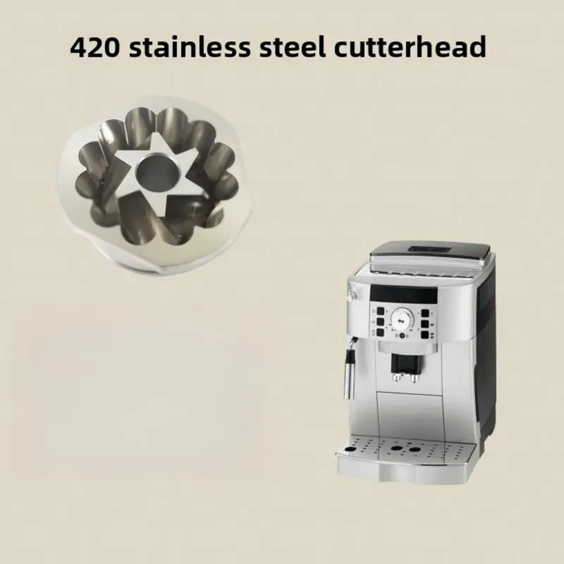 ASWUT-Stainless Steel Coffee Grinder Accessories-48Mm Cone Blade With Three Flat Position Points, Six-Stars Design