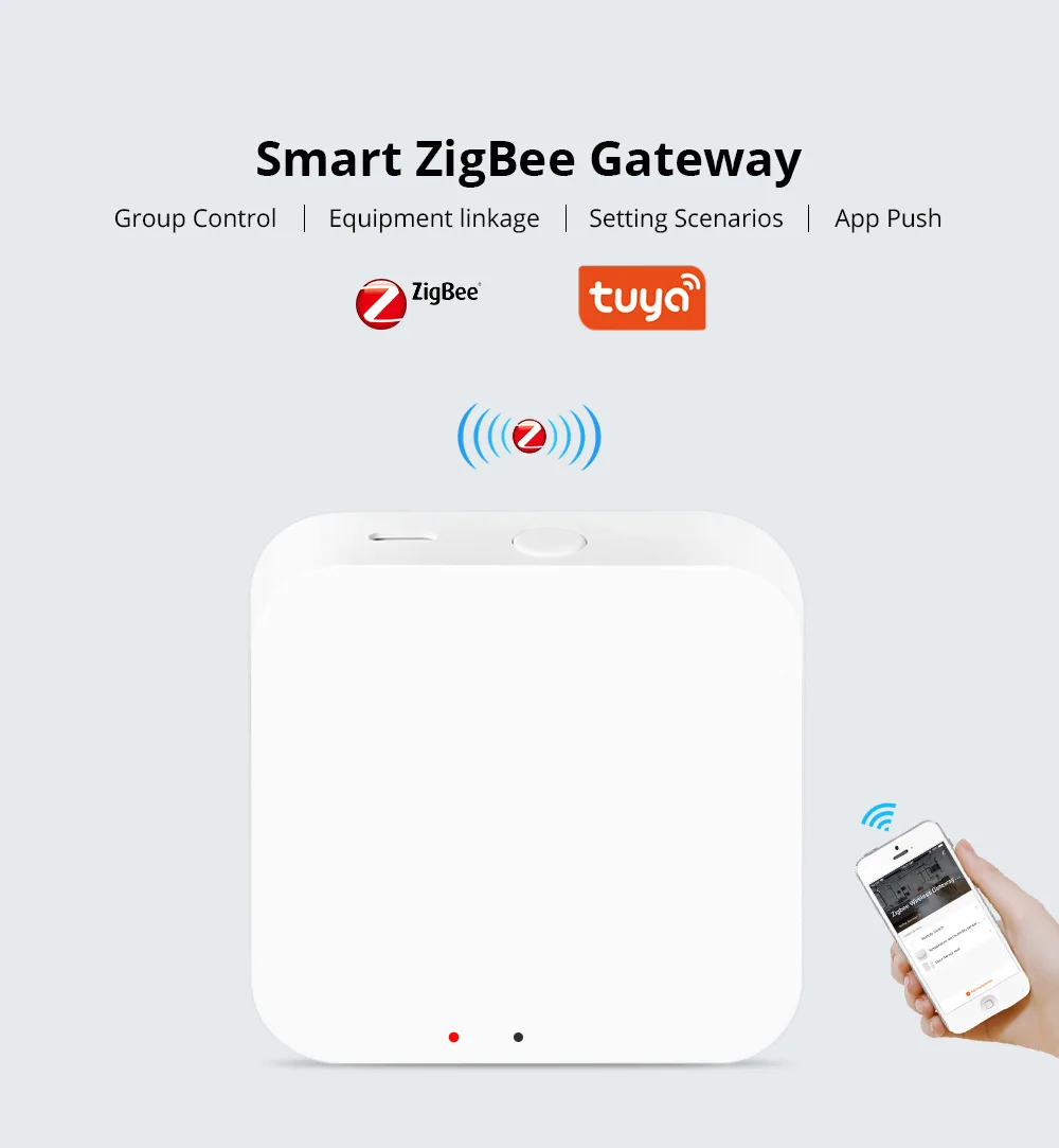 Zigbee 3.0 Gateway Wired/Wireless Tuya Multi-mode WiFi Bluetooth Smart Life Home Bridge Remote Control Works with Alexa Google H