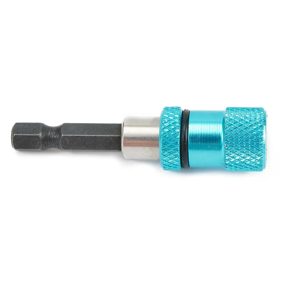 Adapter Shank Holder Kit Release Extension Socket Bit Magnetic Drywall Drill Blue 1 pc Tool Chuck High Quality