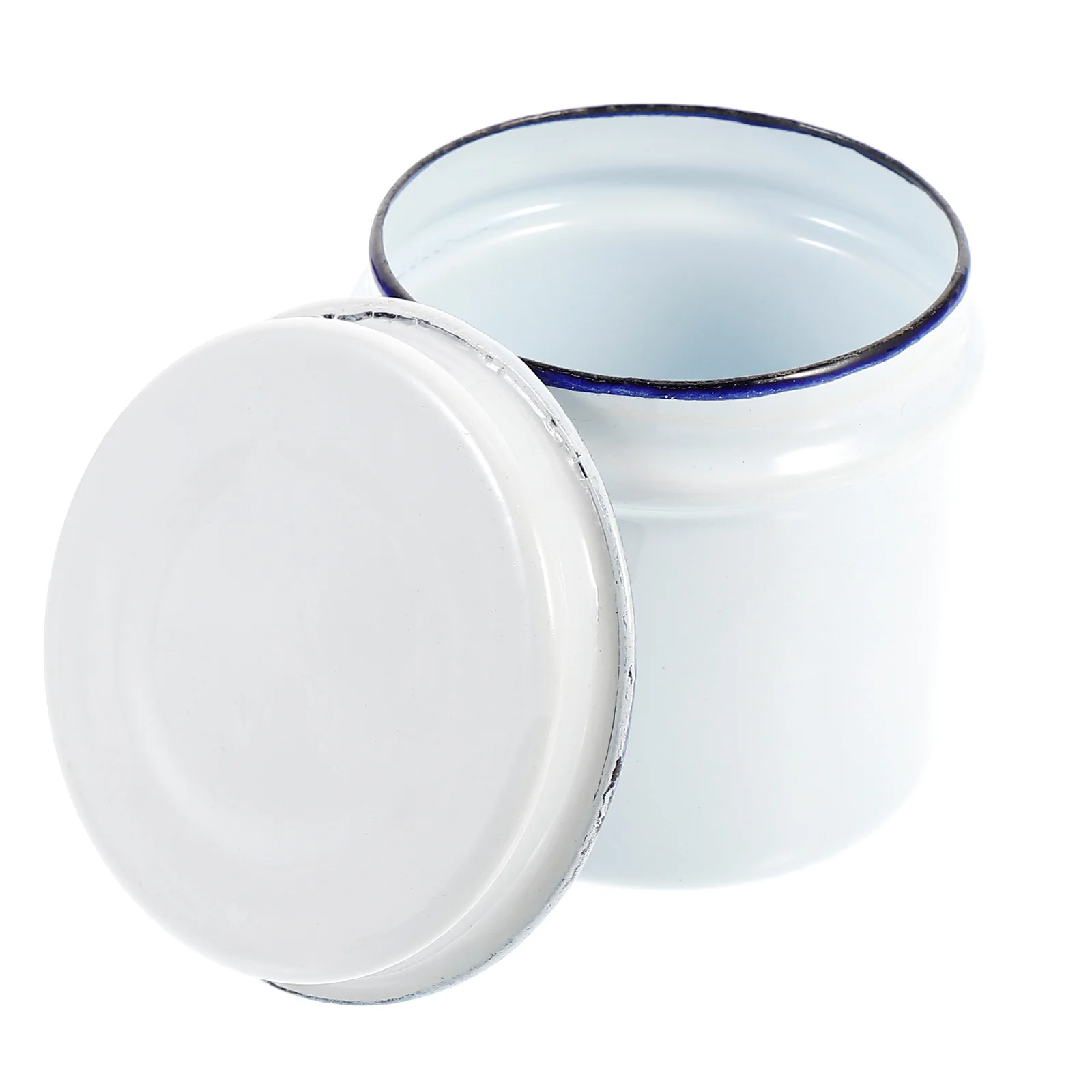 

Porcelain Alcohol Tank Smooth Container Cotton Jar Storage Round Pad Sterilization Gauze