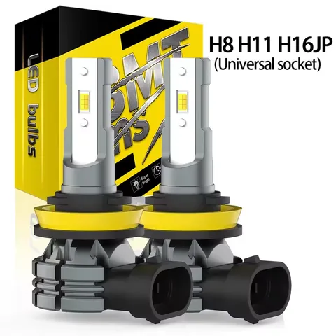Комплект Из 2 Шт. 60 Вт 12000 Лм Canbus H8 H11 H16JP Светодиодные Противотуманные Фары