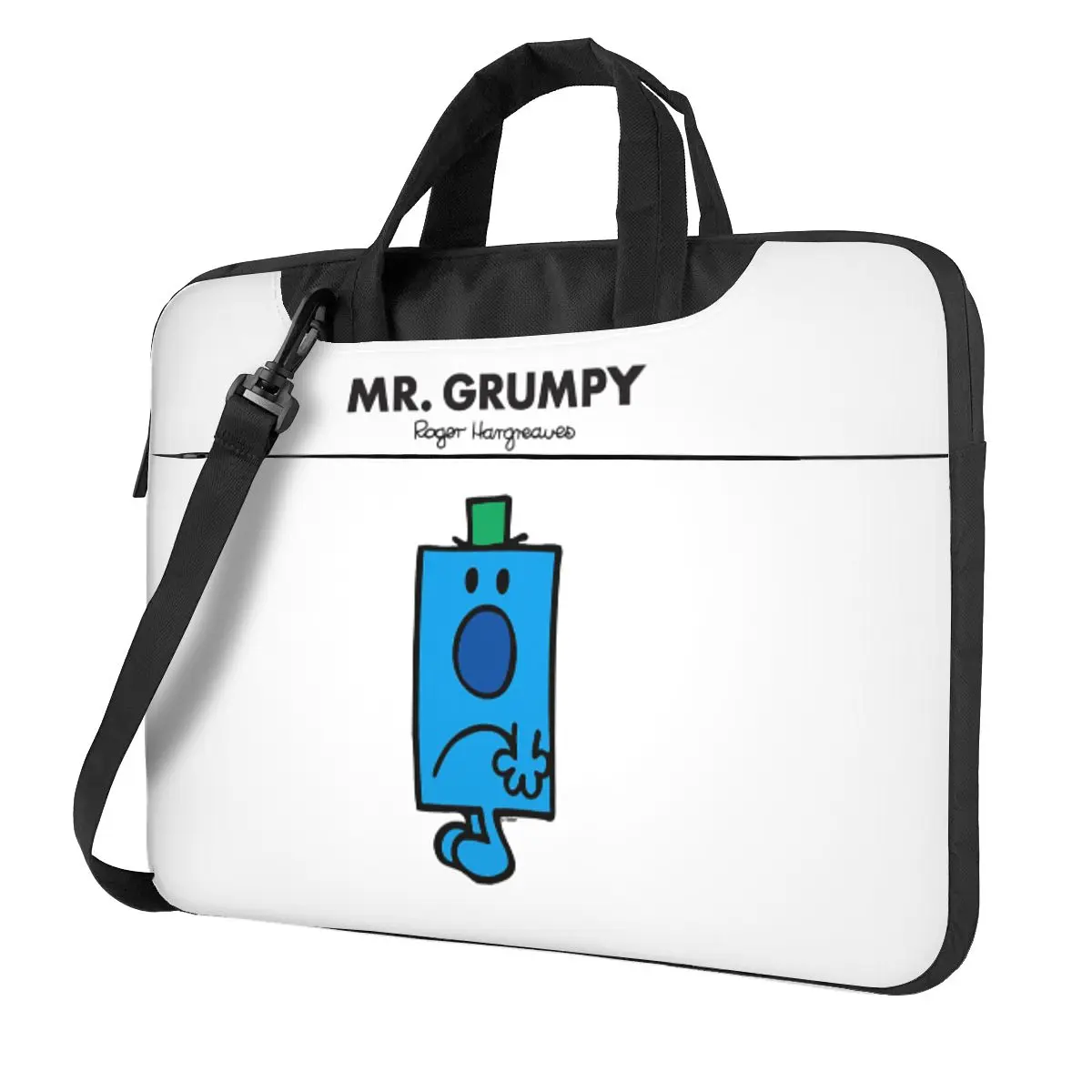 

Mr. Grumpy Crossbody Laptop Bag Case Computer Bag 13 14 15.6 Inch Notebook Pouch for Macbook Pro Lenovo