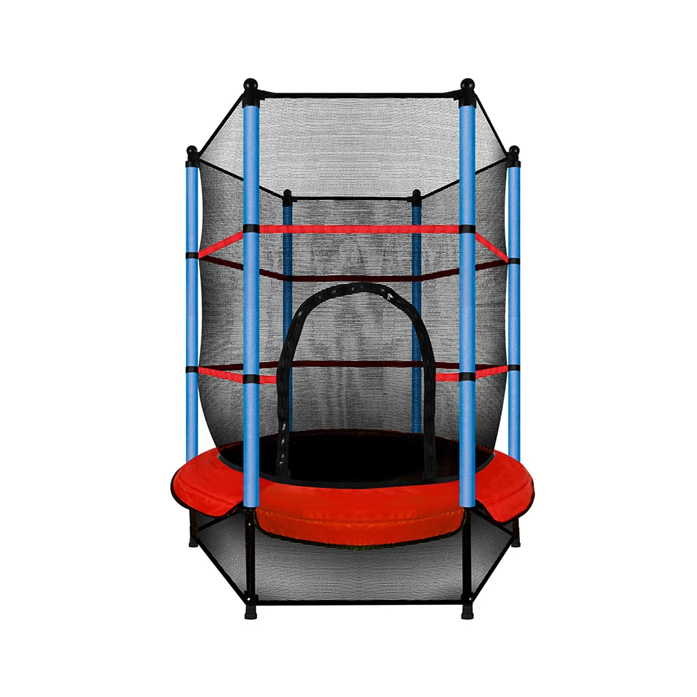 

Hot Selling Kids Trampolines Indoor Jumping Trampoline Durable Round Trampolines With Safety Netpromote sales