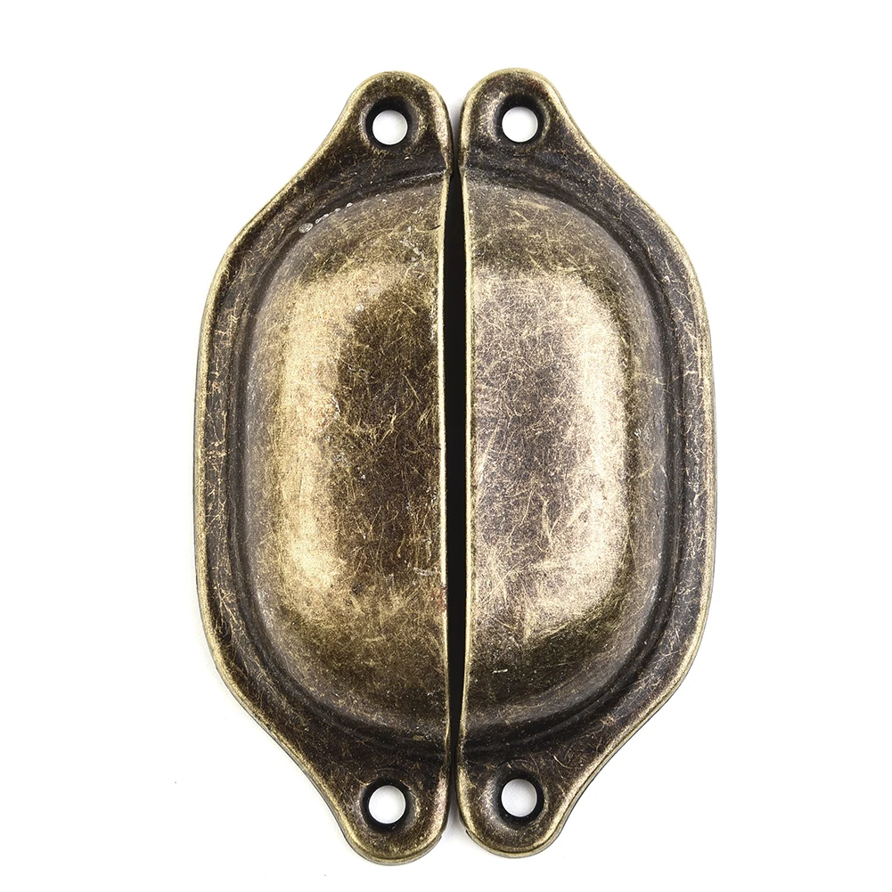 

Furniture Pull Handles Shell Knob Antique Cupboard Drawer 10Pcs 2018 Accessories Brand New Fashion High Quality
