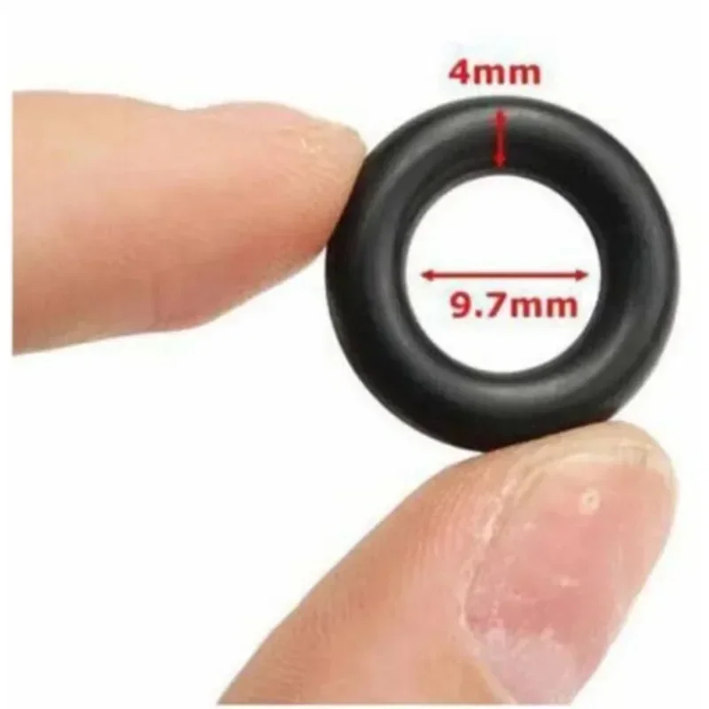 50Pcs Tire Changer Pedal Parts 9.7x4 MM Air Control Valve Rubber Sealing O-Ring Accessories NEW