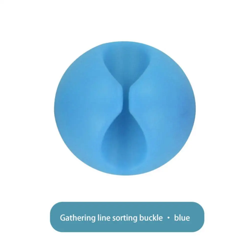 Data Wire Holder Clip Cable Winder Cable Fixed Buckle Multi-Color Optional Wire Arrangement Device Desktop Wire Winding Clamp