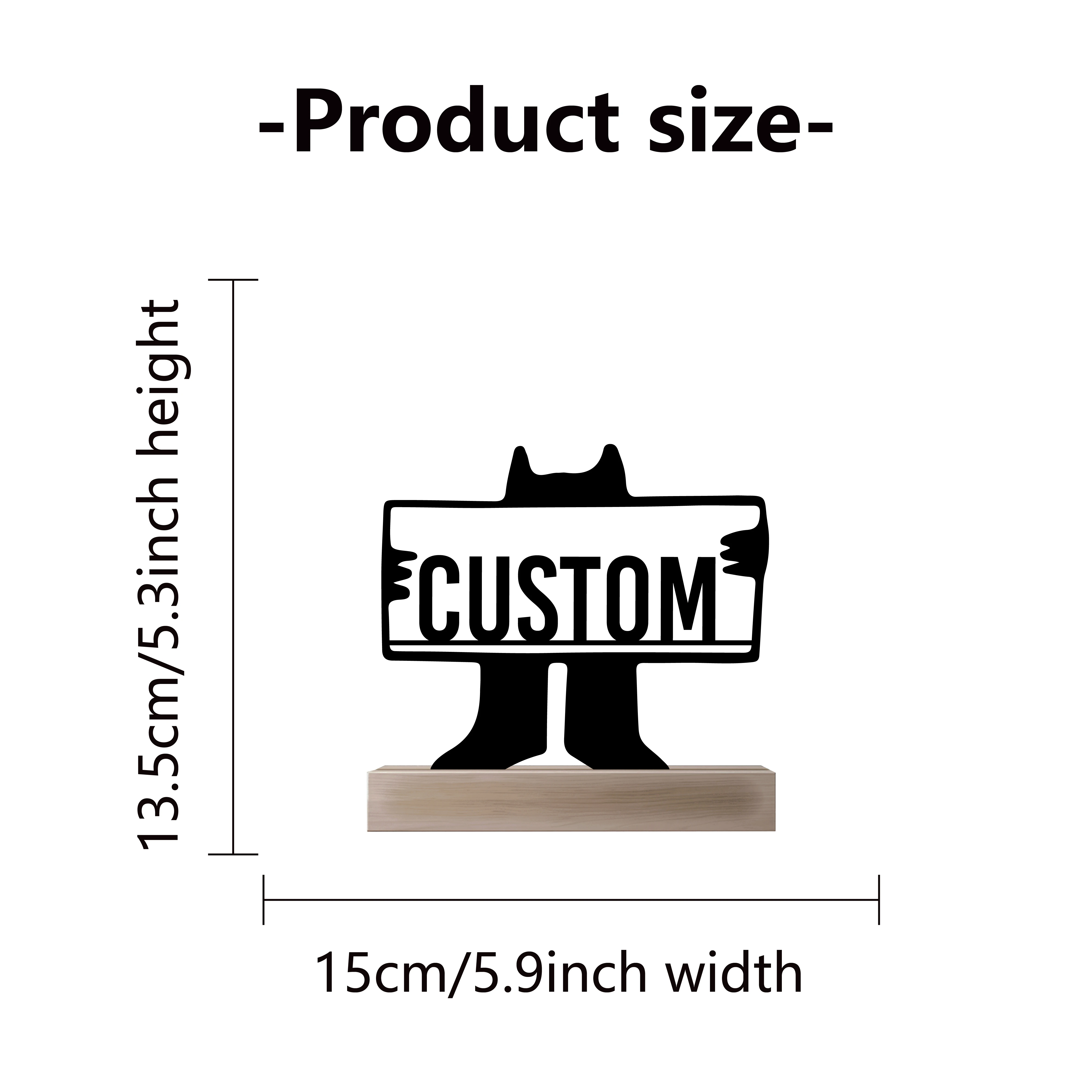 1 قطعة القط بسيط القراءة تمثال حديد مع قاعدة خشبية زخرفة معدنية الحديد النحت الفن تمثال مع قاعدة خشبية طاولة المنزل