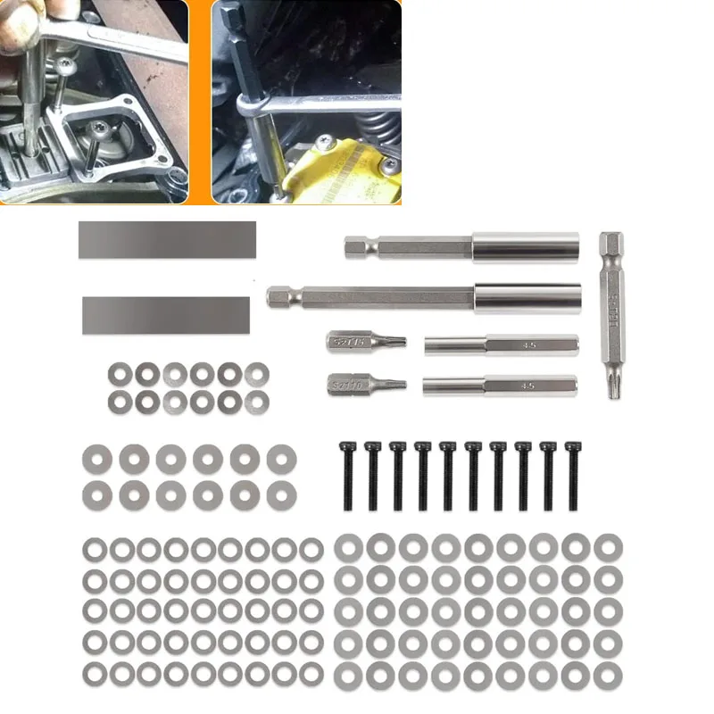 Auto Injector Tune Up Shim Kit Fits for International Perkins 4.5L/6.0L &1300edi injectors, for Ford 7.3L Stroke 1994-2003