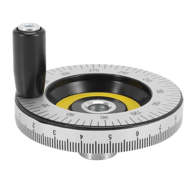 A98E-80Mm الصلبة عجلة اليد مقياس عجلة اليد الأجزاء الميكانيكية آلة الباكليت مقبض عجلة عقارب معايرة