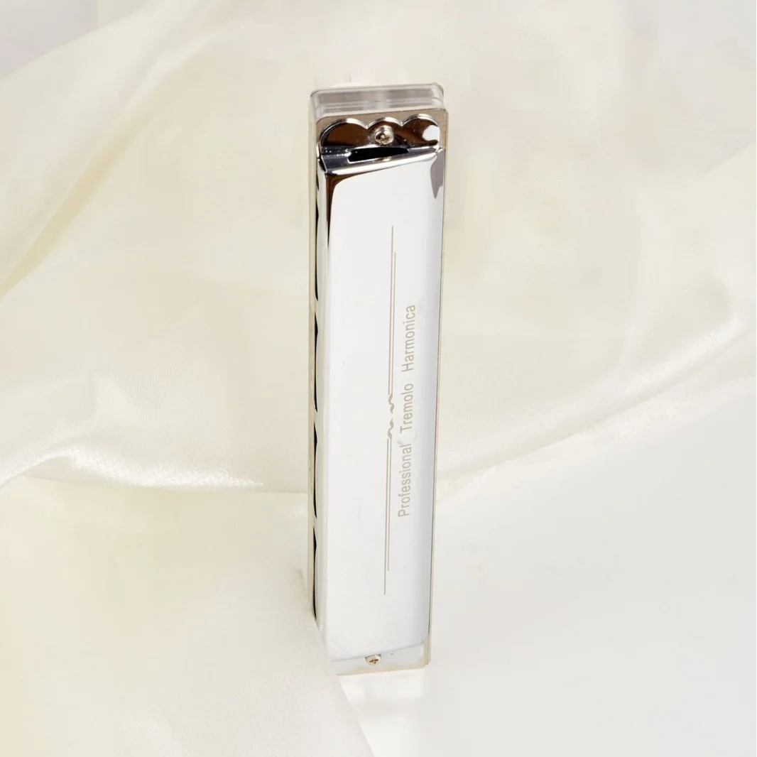 24-Loch polyphone Mundharmonika Advanced verkupfertes Performance-Instrument für Erwachsene, professionell