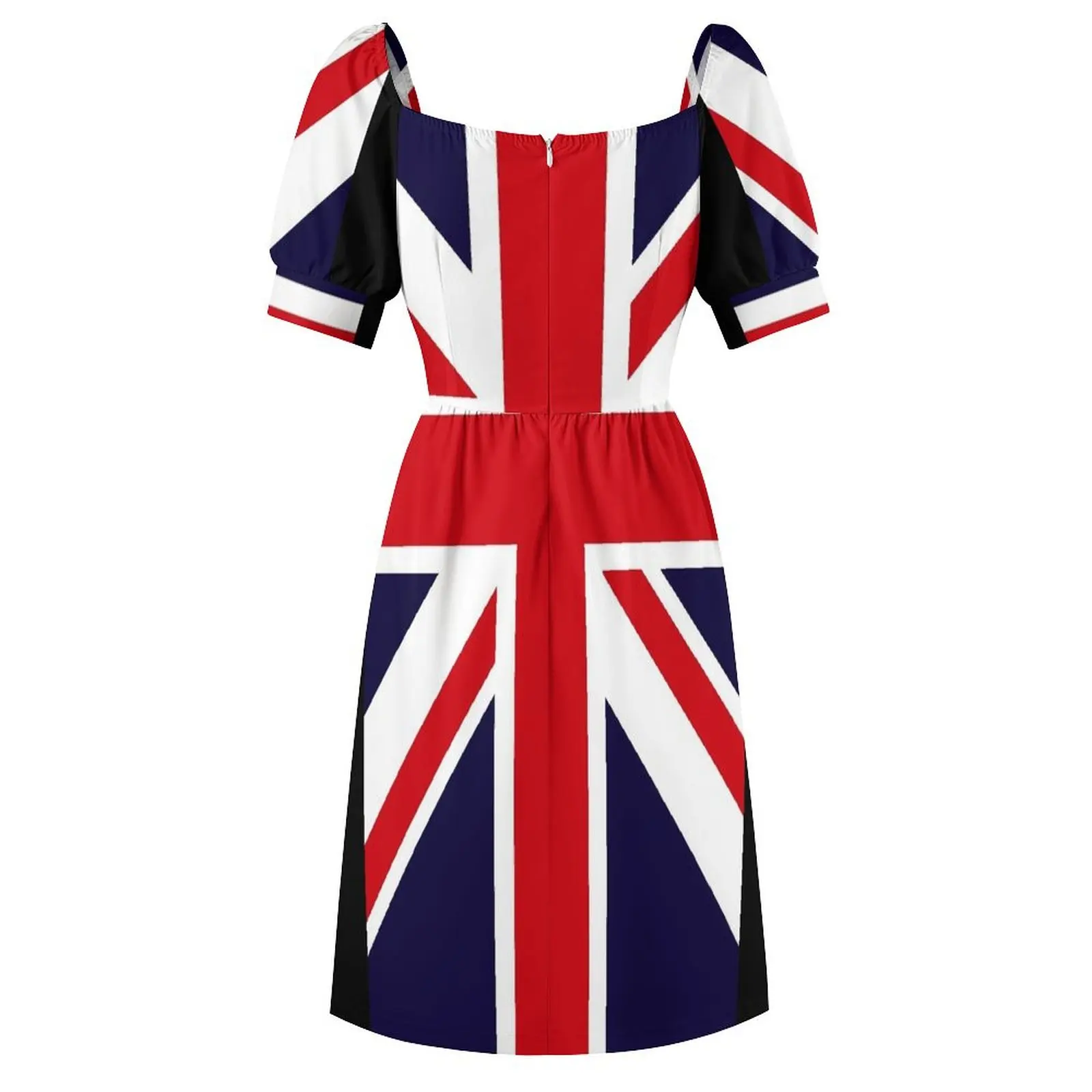 Rose Union Jack Großbritannien Punk T-Shirt Kurzarmkleid sexy Kleid für Frauen Hochzeitskleider für Frauen Kleid