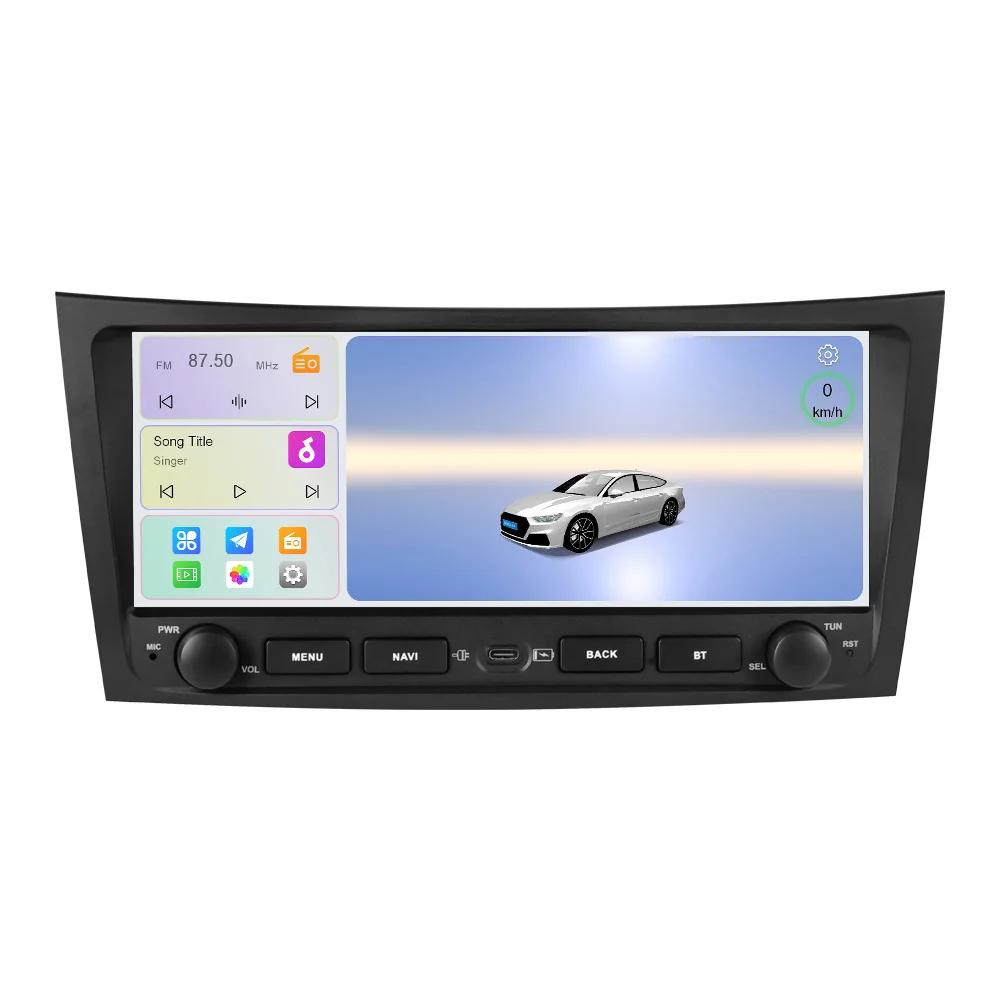 MEKEDE 10,26 Zoll 8-Kern Android 15 Autoradio für Mercedes-Benz E-Klasse W211 CLS-Klasse W219 4G LTE WIFI BT DSP Kabelloses CarPlay Android Auto Multimedia-Player mit DAB+ Unterstützung