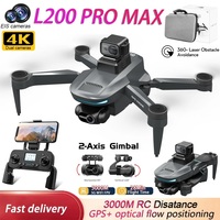 2025 LYZRC L200 PRO MAX Drone 4K Professional EIS Dual Camera 2-axis PTZ Obstacle Avoidance Brushless GPS 5G FPV Four-axis Dron