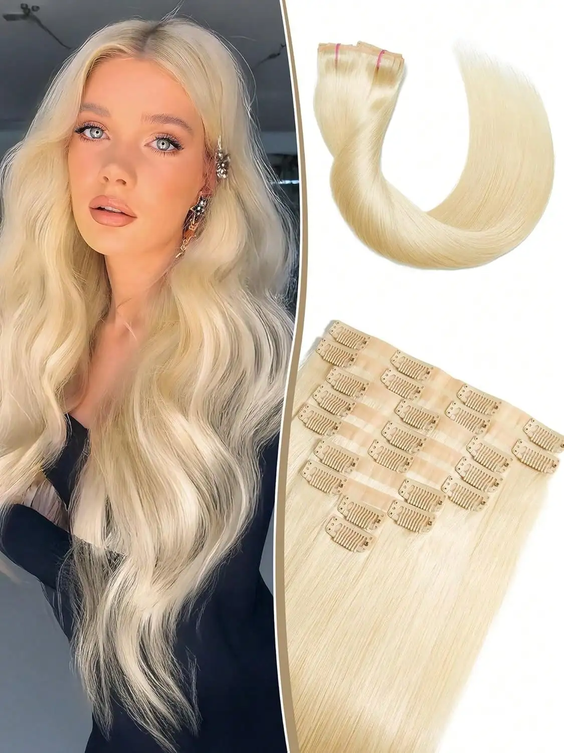 Clip In Hair Extens…