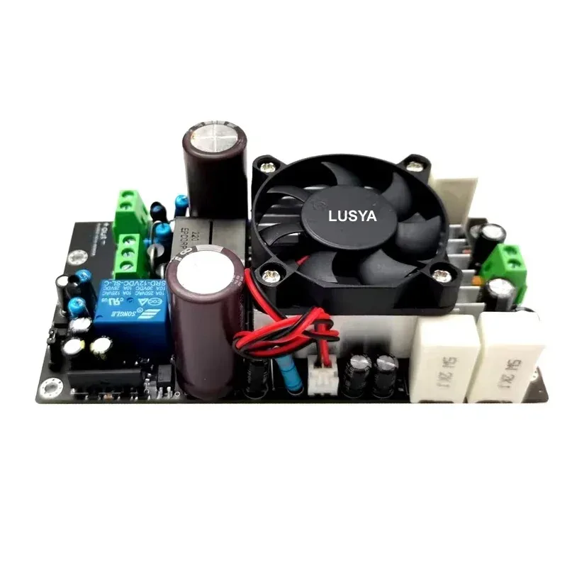 TopElec New 1000W Original IRS2092 Chip Class D Subwoofer Full Frequency Digital Power Amplifier Board + Speaker Protect Relay