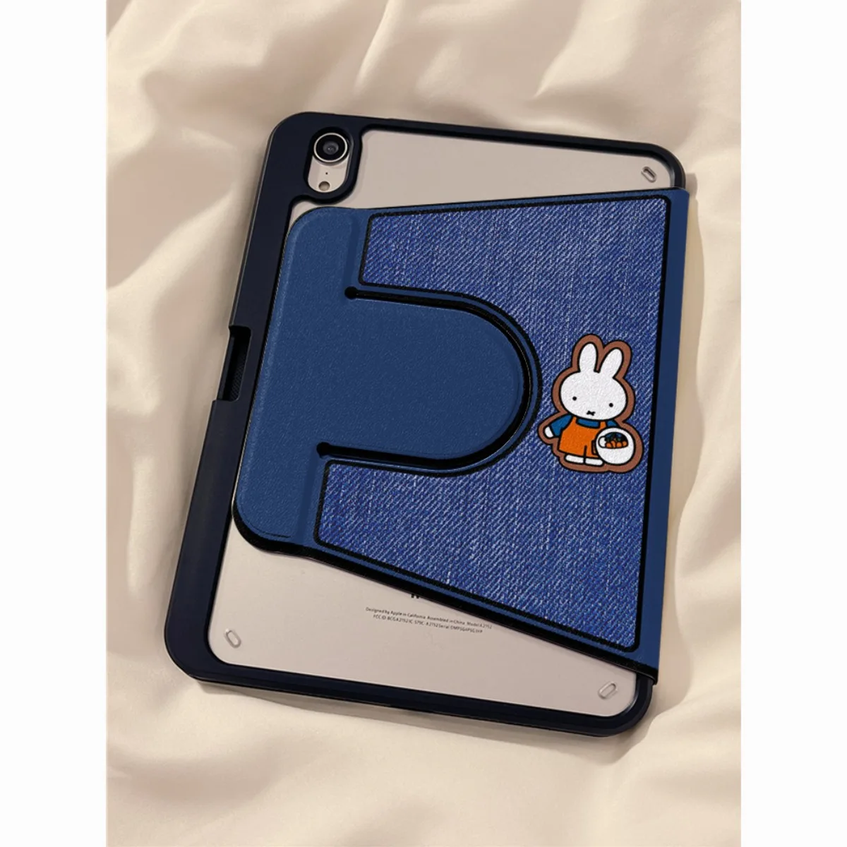 Kawaii Miffy Rabbit Tablet Case Balloon Miffy Rabbit Ipad11 360 Rotation Air7 MINI7 Anti-drop IPad 10th Generation view 3
