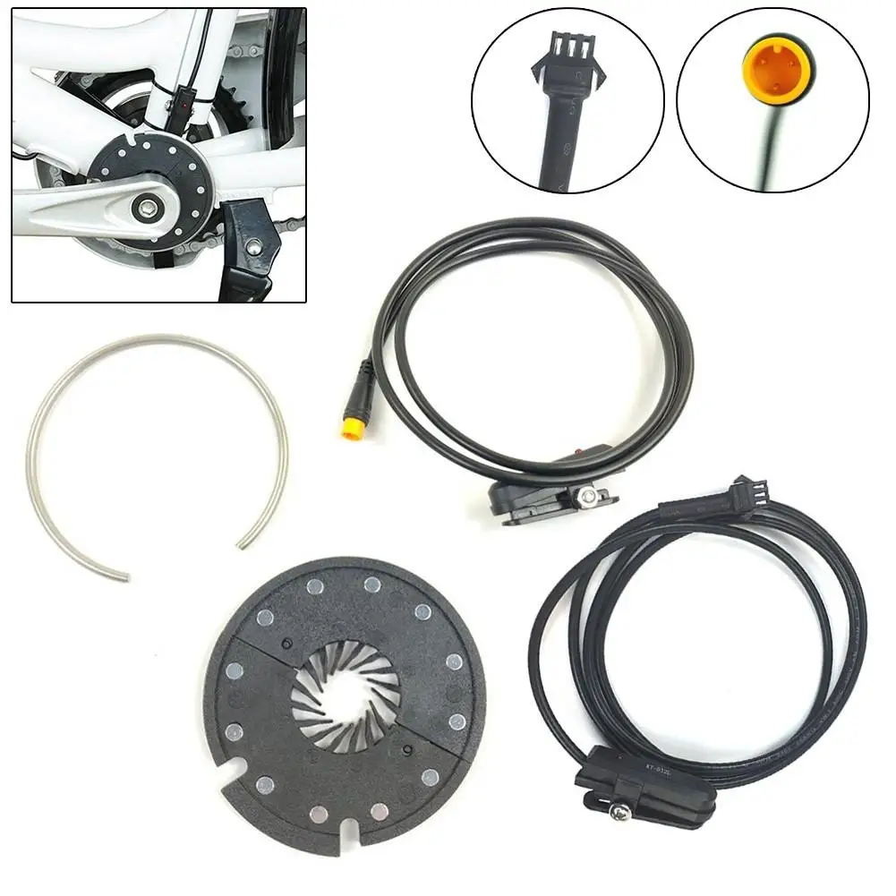 

D12 Electric Bicycle Split Pas Pedal Assist Sensor With Led Indicator Electric Bike Accessories Dropshipping Wholesale