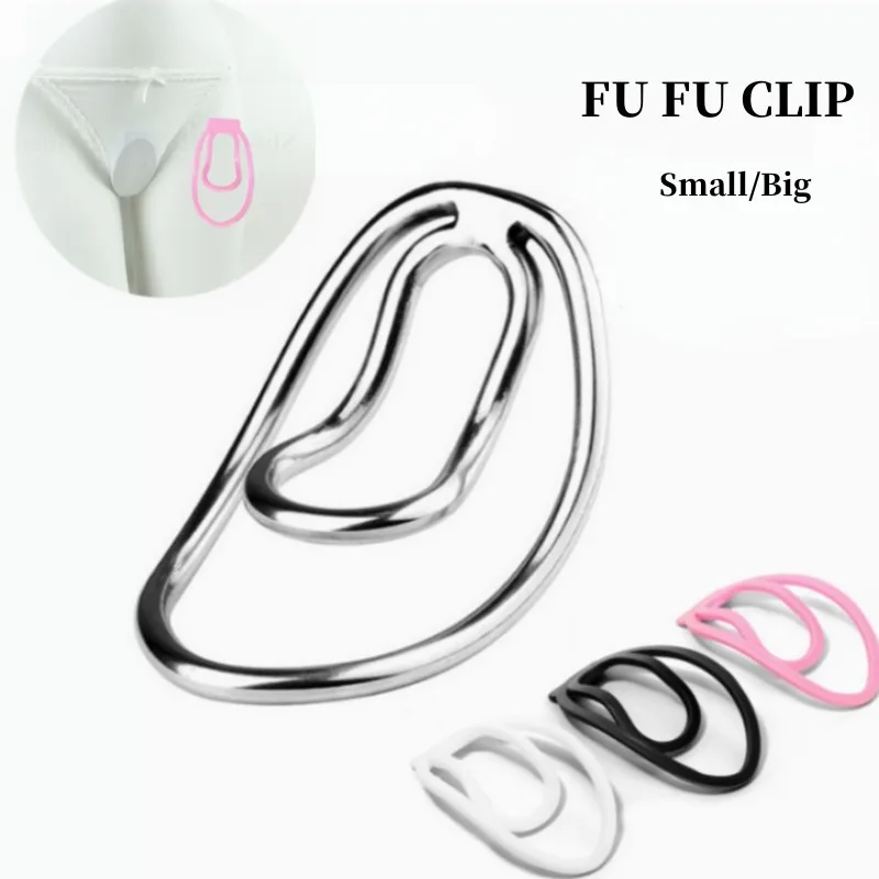 Sissy Fufu Clip Panty Chastity with Plug Upgrade Panty Chastity Device Men Mimic Female Pussy Penis Training Clip Cock Cage Sexy