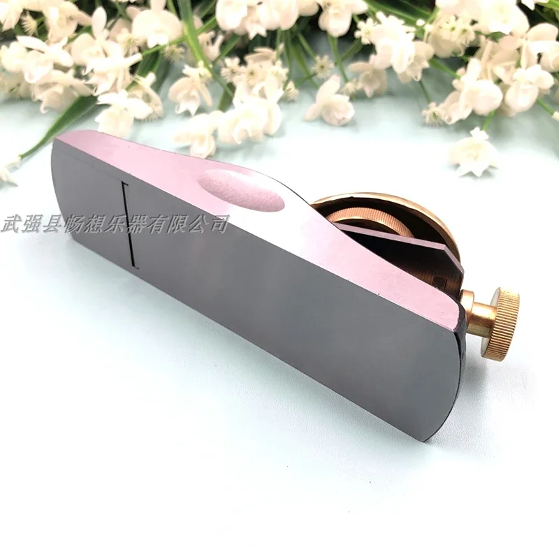 Adjustable luxurious Brass wrap Steel Bench Planes  Flat bottom Trim Planer，Woodworking Trimming Carpenter Manual Push DIY Tools