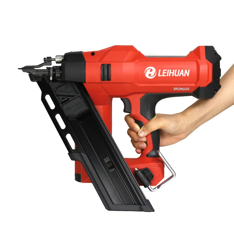 LEIHUAN DCFN3490 Pure electric lithium battery dowel gun woodworking nail gun