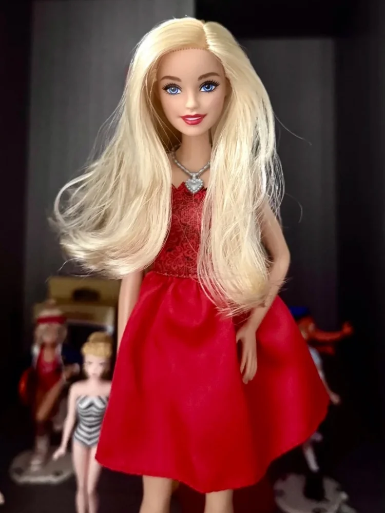 

[New Product] Barbie X Mattel 80th Anniversary Doll Girl Dress Up Toy Gift Genuine Model Collection