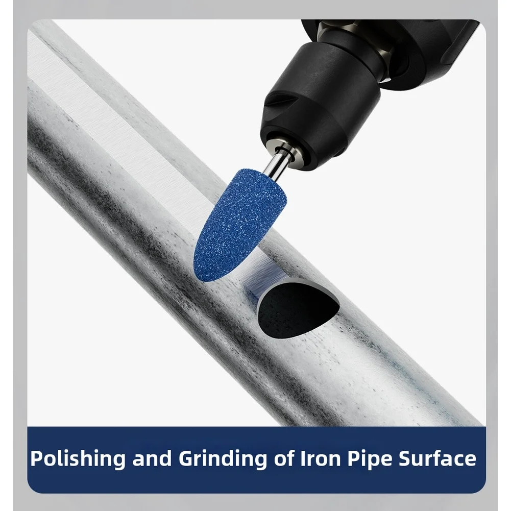 3pcs/set 3-12mm Grinding Head For Metal Rust Removal Polishing Deburring Electric Drill Abrasive Tools