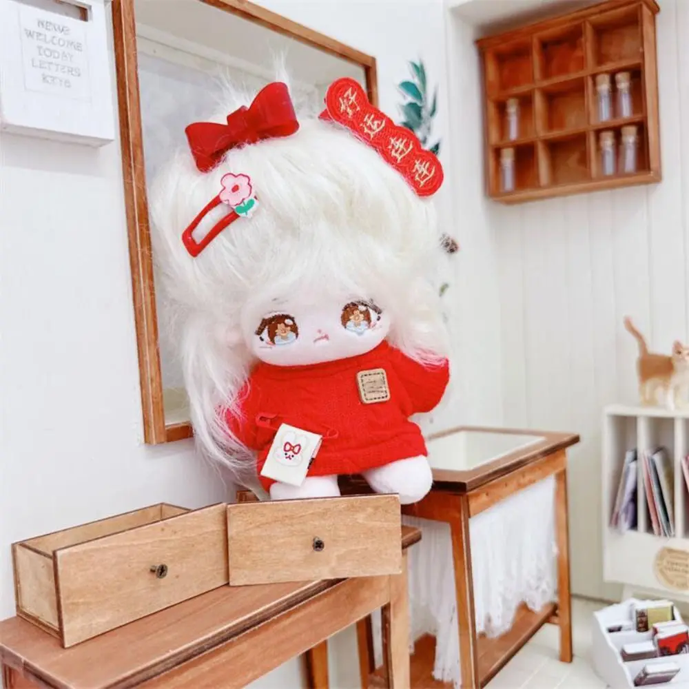 New Fashion Doll Sweaters Winter New Year Red Knitted Coat Multistyles Baby Kids Clothes 10cm Cotton Doll/Idol Dolls