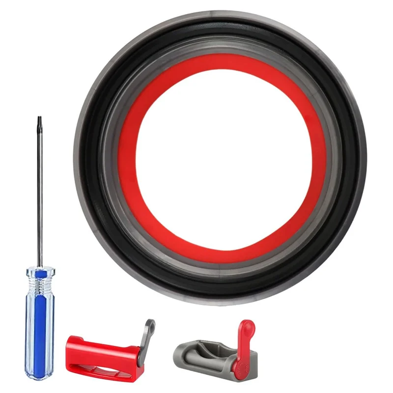 A005-Staubbehälter Eimer oben fester Dichtungsring Ersatz für Dyson V10 SV12 Staubsauger Staubeimer Schmutzbecher Ersatzteile