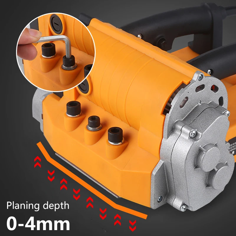 1800W Portable Wall Planing Machine No Dead Wall Shoveling Rough Plan Machine Old Wall Renovation Putty Corner Wall Shove Tool