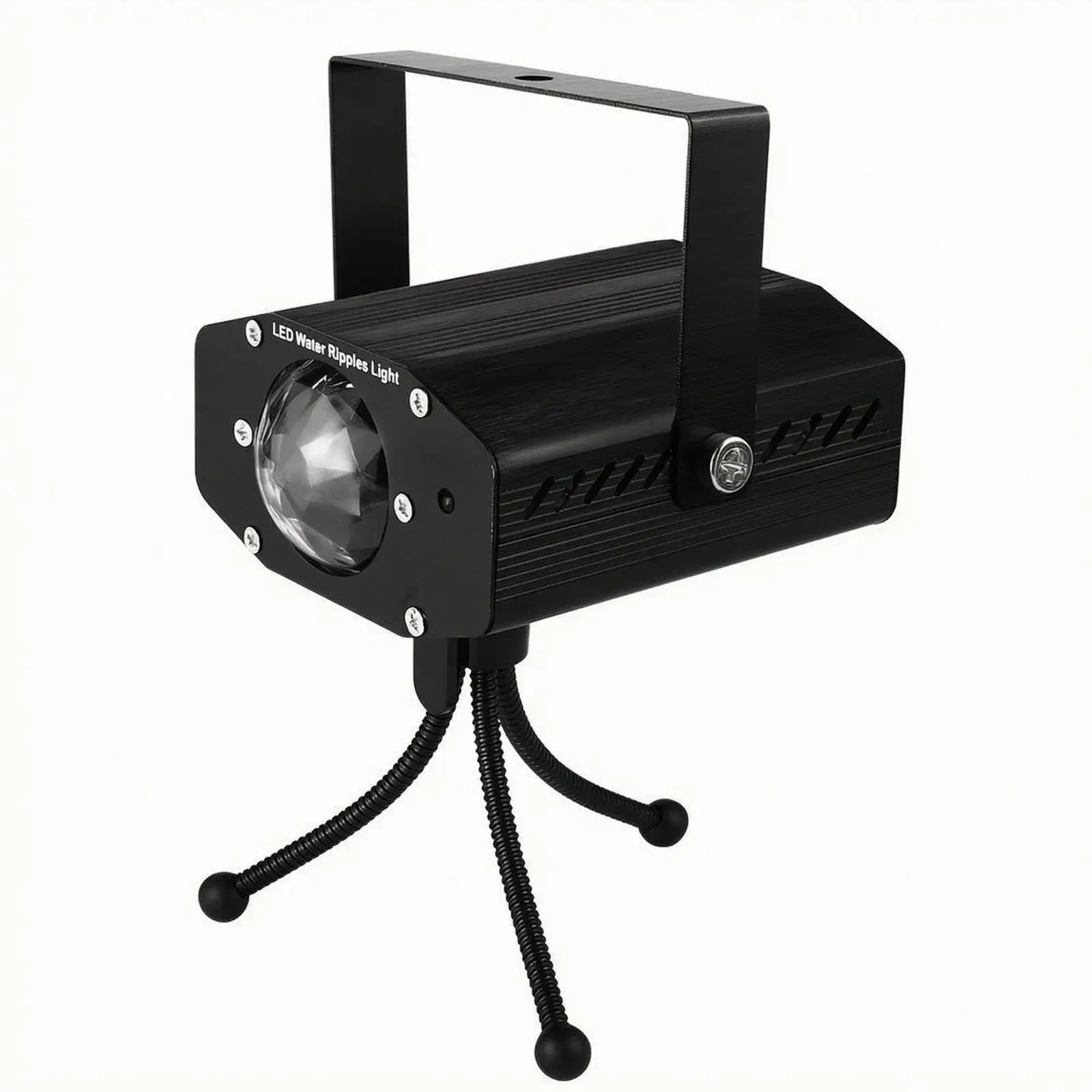 Rgb Atmosphere Light Aluminum Water Wave Lamp with Remote for Creative Room Decor and Party Lighting