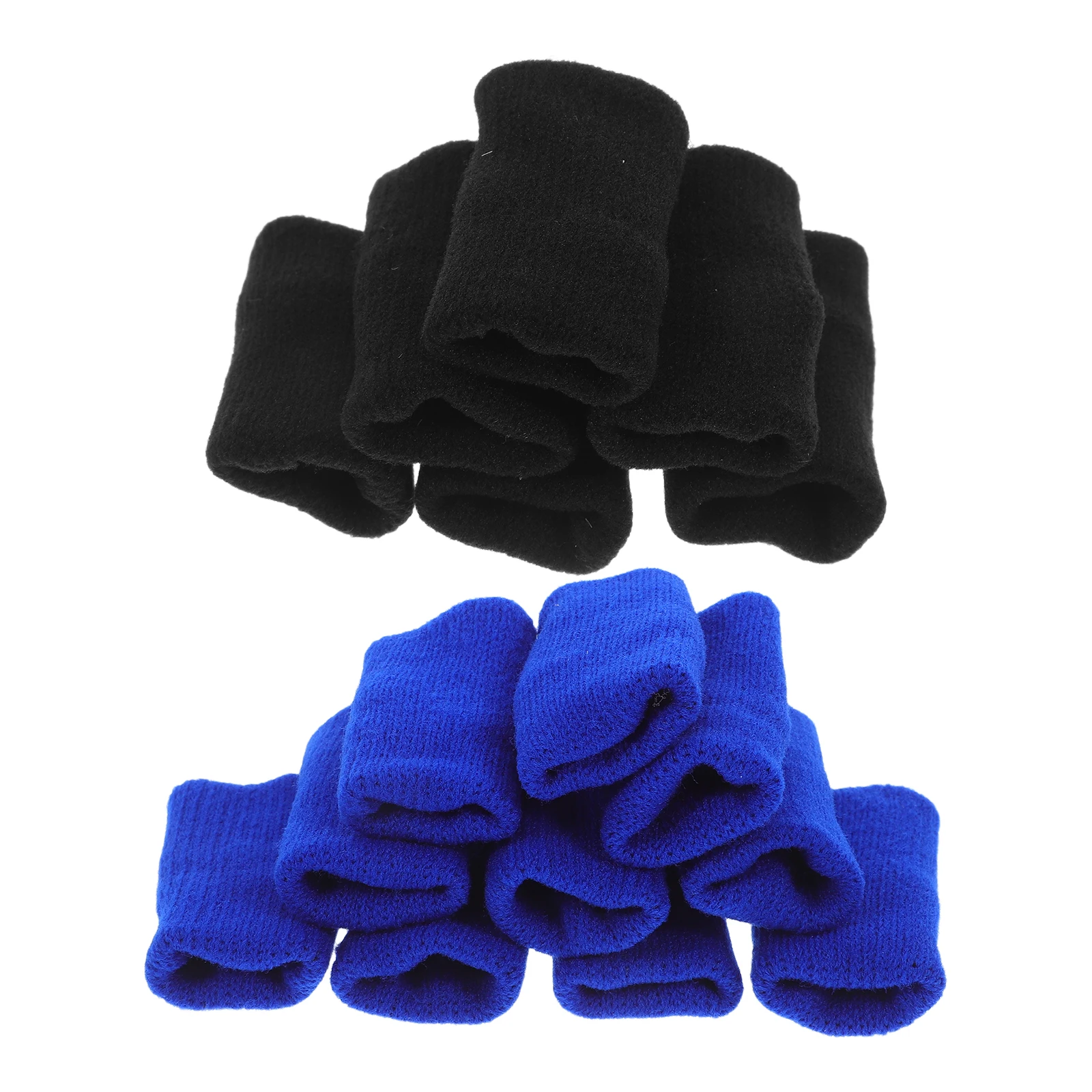 

20pcs Finger Sleeves Protector Elastic Covers Guard for Basketball Volleyball Soft Reusable Sports Supplies Men Women