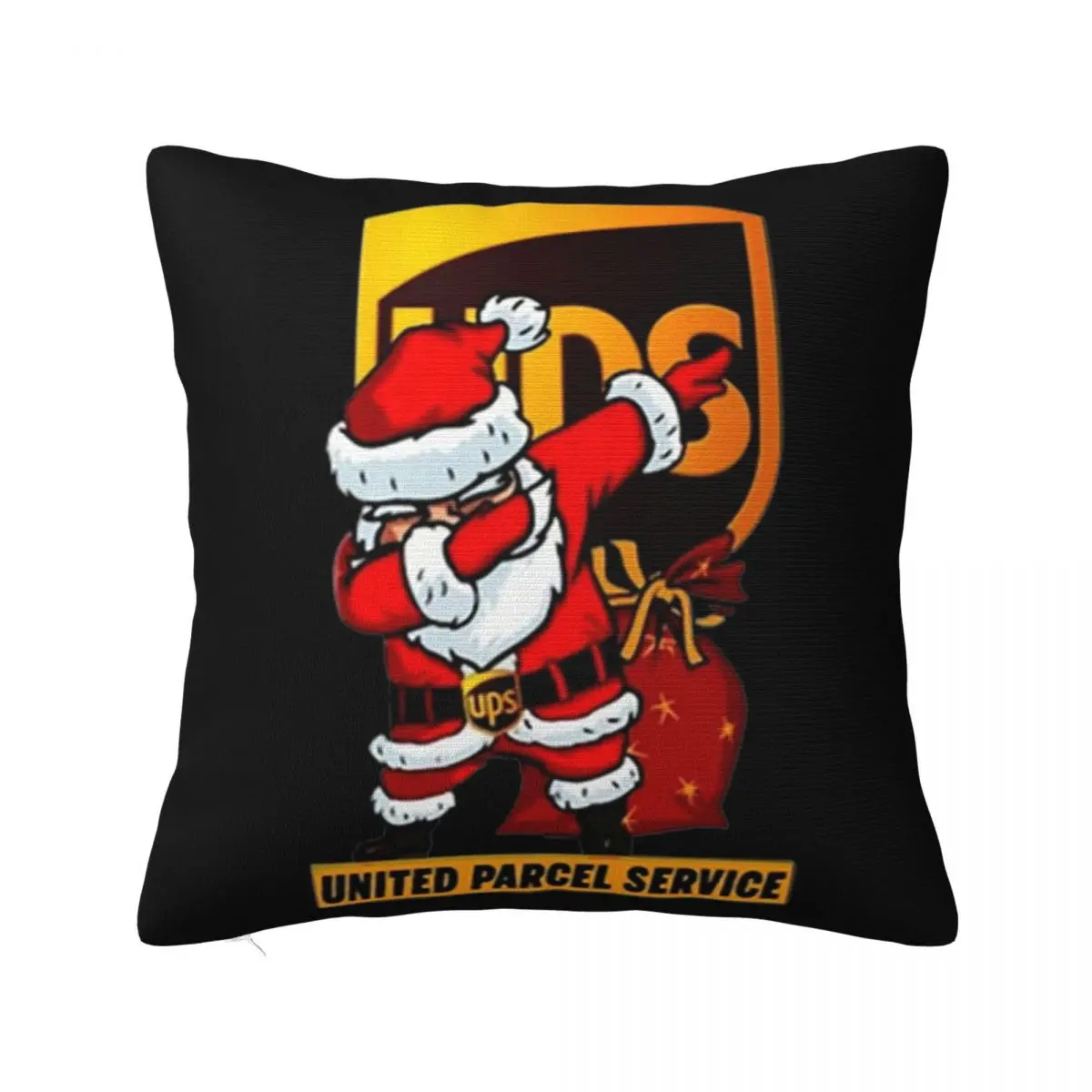 Dabbing Santa United Parcel Pillowcase Cushion Car Large Size Cushion Cover Polyester Cushion Covers Customizable